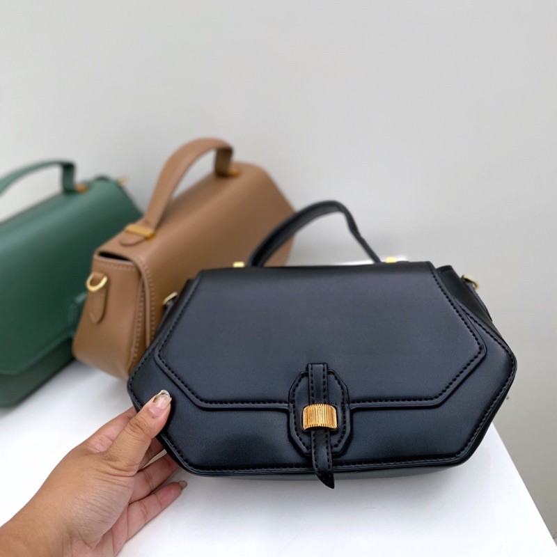 Top Handle Geometric Bag