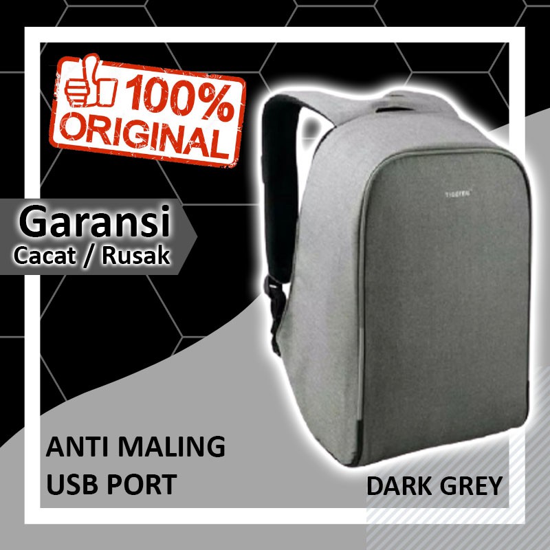 TIGERNU TAS RANSEL COWOK STYLISH PRIA TAS PUNGGUNG ORIGINAL ANTI MALING PROMO LAPTOP LEPTOP ORI B97