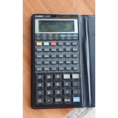 casio fx4500pa second