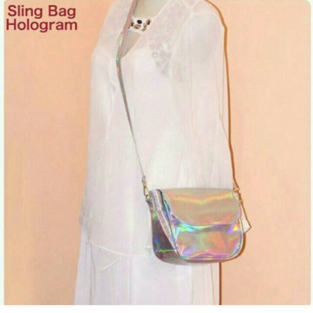 hologram sling bag