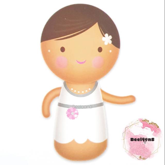 Balon Foil Wedding Bride Jumbo 72 cm / Balon Wedding