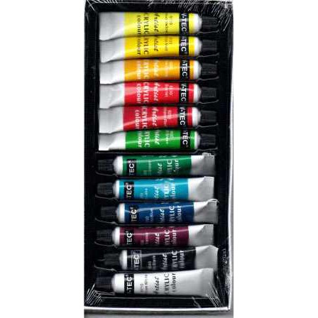

Cat Akrilik Acrylic 12 warna V-TEC