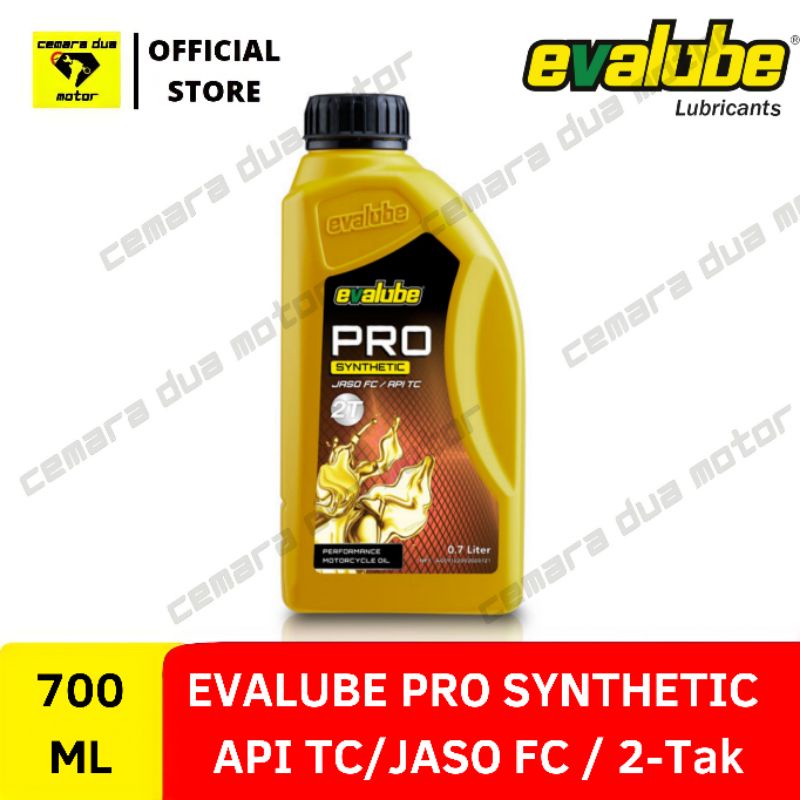 OLI SAMPING EVALUBE PRO SYNTHETIC 2TAK 700ML OLI EVALUBE PRO SINTETIK 2T OLI SAMPING OLI WANGI OLI F