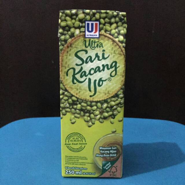 Ultra Sari Minuman Kacang Ijo Slim 250ML