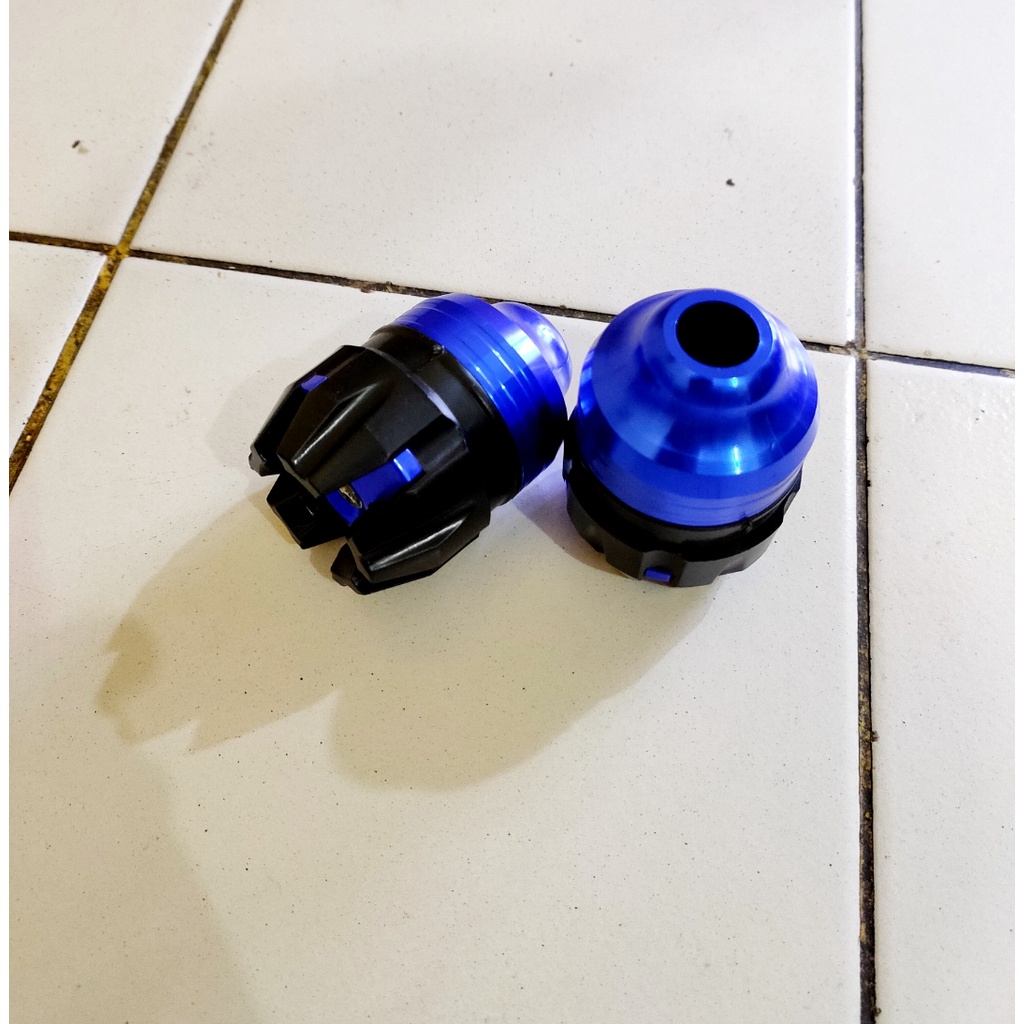 cover shock depan nmax old - nmax lama - nmax new - nmax 2020 - nmax 2021 - nmax 2022 Plus jalu as roda depan BIRU