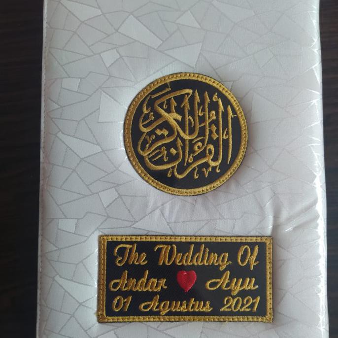 READY-STORE BIAYA CUSTOME NAMA COVER ALQURAN A5