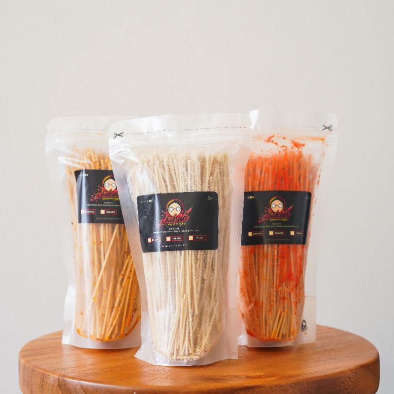 

Lidi Jakun Cemilan lidi pedas asin balado