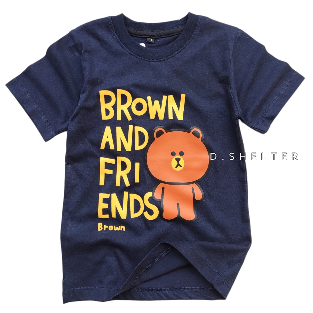 KAOS DISTRO ANAK NAVY BEAR/D'FTH/DSHELTER