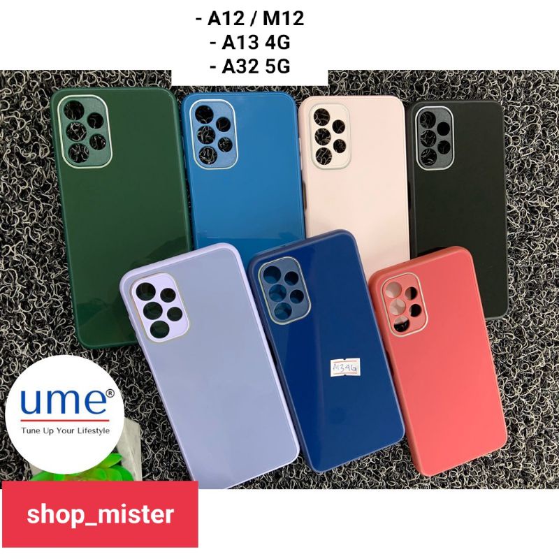 Case Hard Case Ume Colourful Glass Samsung A12/M12 A13 4G A32 4G A32 5G A52 4G/5G Hardcase Glass Cas