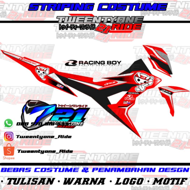 Striping sonic150r RCB