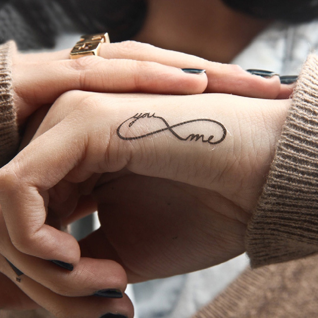 Newbaby 1pc Stiker Tattoo Temporer Metalik Sexy Anti Air Bisa Dilepas Untuk Body Art