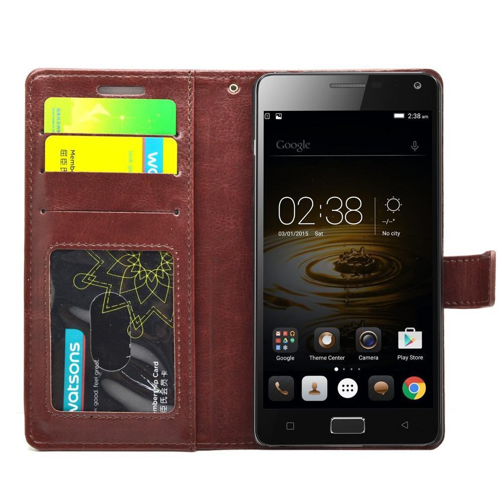 LEATHER FLIP COVER WALLET DOMPET KULIT CASING CASE LENOVO A7700 A 7700
