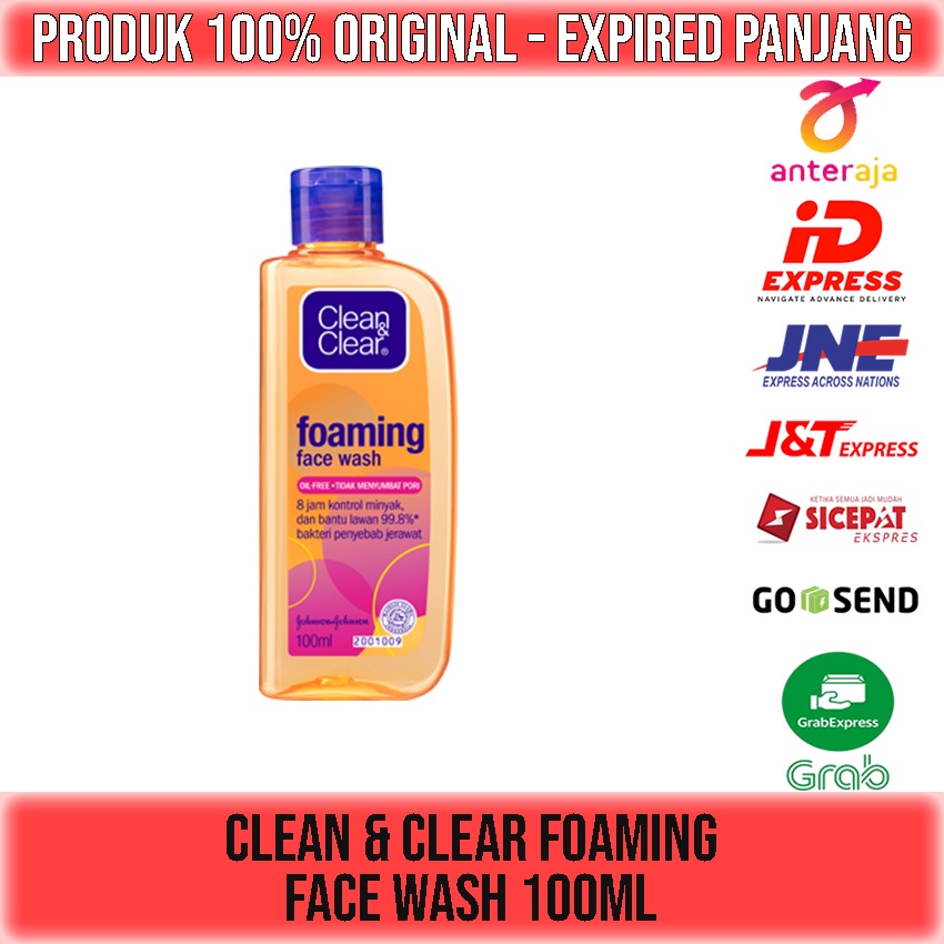 CLEAN AND CLEAR FOAMING FACE WASH SABUN CUCI MUKA 100ml