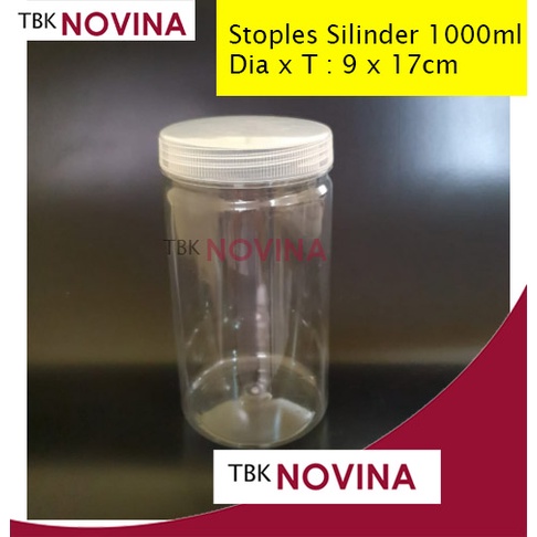 STOPLES SILINDER 400ml / 600ml / 800ml / 1000ml / JAR / TOPLES