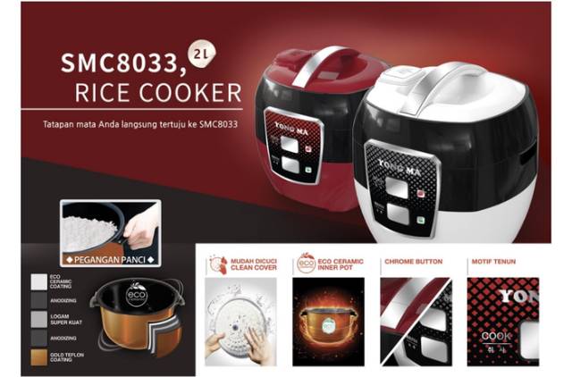 Yong Ma Magic Com SMC8033 Rice Cooker