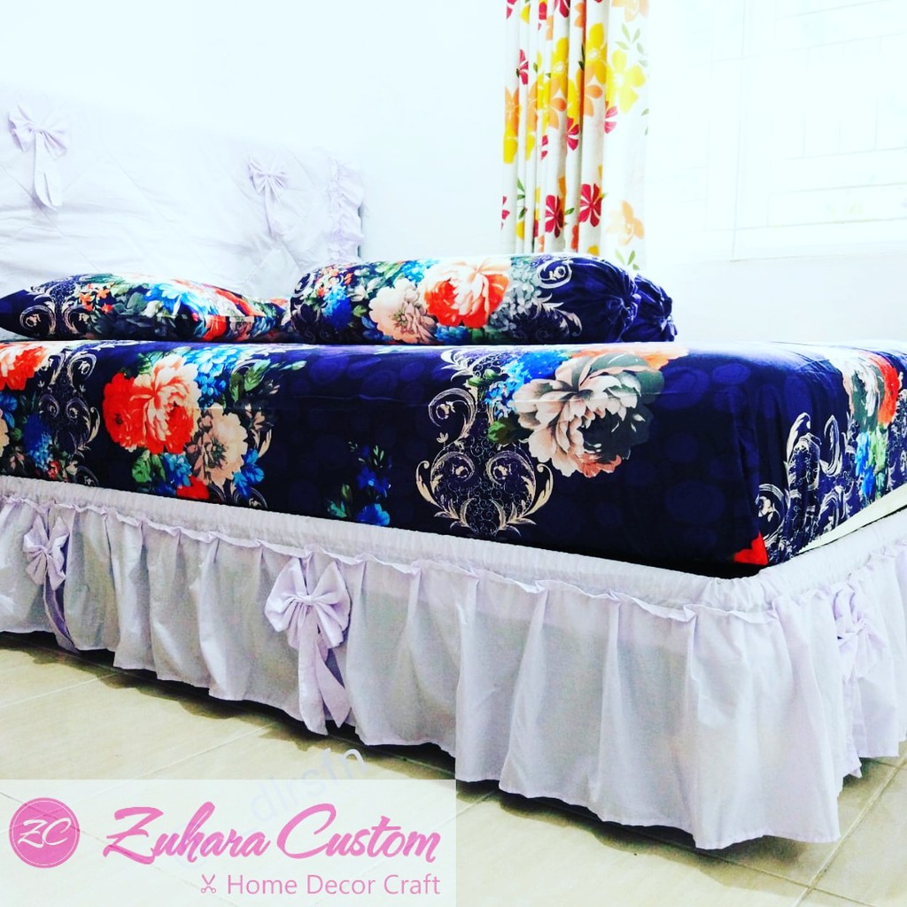 bed skirt / rok kasur / rok spring bed / bandana kasur / bandana springbed / rumbai kasur / rumbai s
