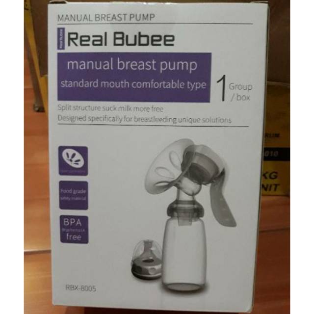Breastpump manual real bubee