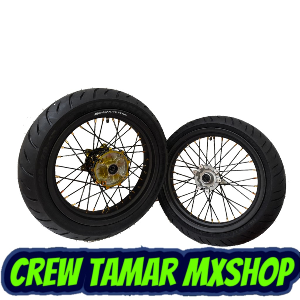 Ban Supermoto Wheelset Supermoto Velg Set Supermoto PNP Honda CRF 150 L