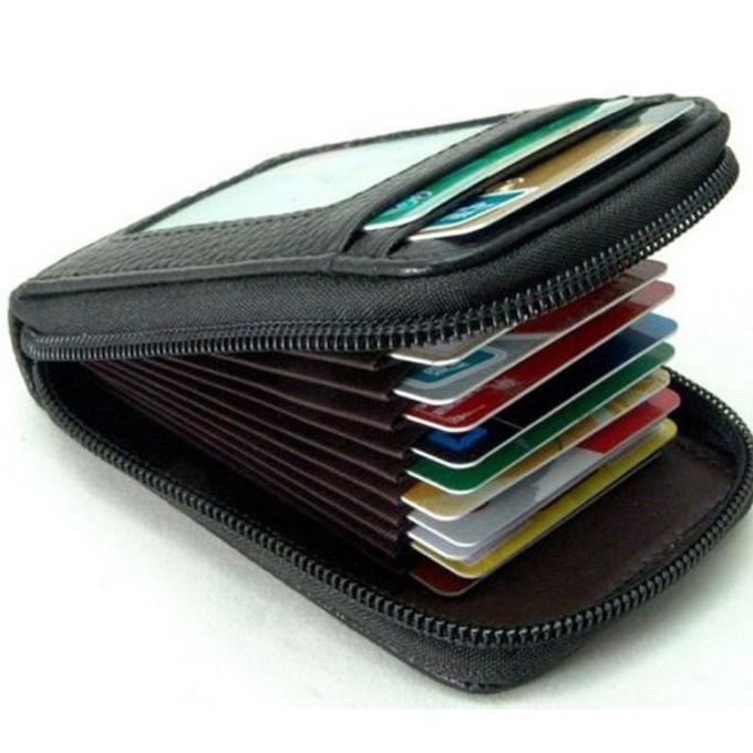 

Dompet Kulit Penyimpanan Kartu Travel Multifungsi - Black Terlaris