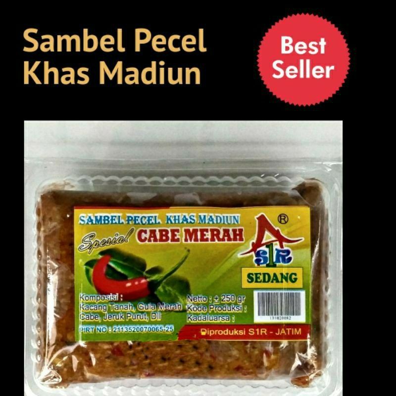 

Sambel Pecel Khas Madiun 250 gr-Bumbu Pecel Madiun 250 gr