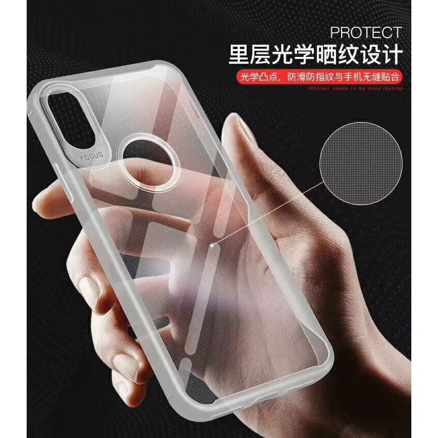 Softcase Ipaky Oppo A3S - Ipaky Soft Silicon Clear Armor Oppo A3s