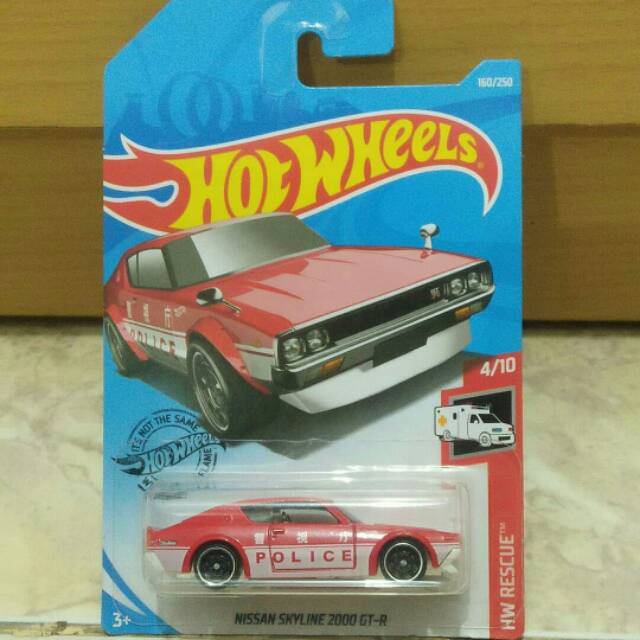 HOTWHEELS NISSAN SKYLINE 2000 GT-R