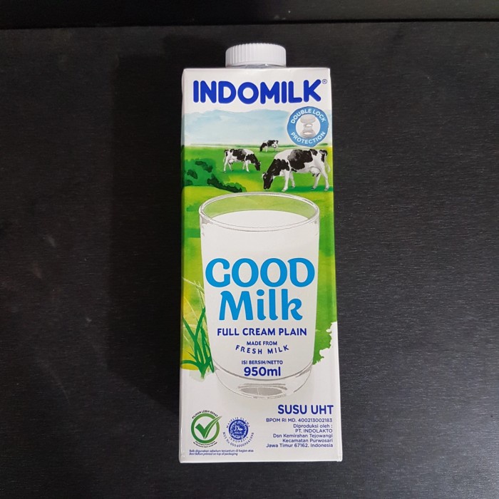 

Indomilk Susu UHT Cair Plain Fullcream 950ml
