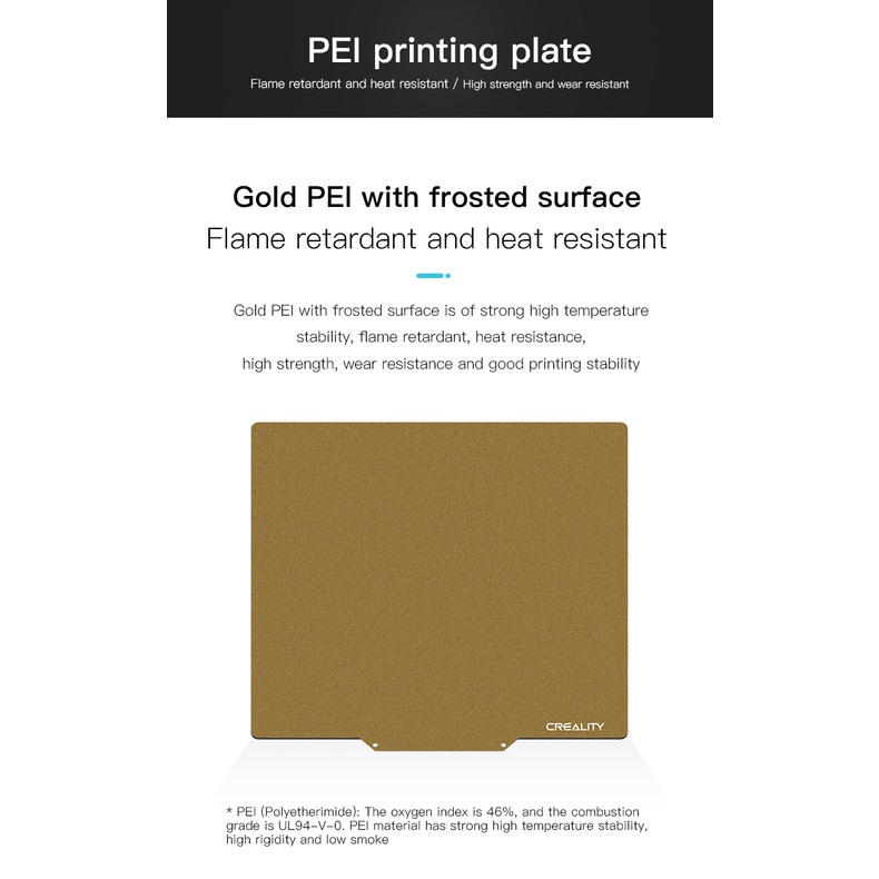 INDOCART PEI Printing Plate Kit 235x235x2mm Frosted Surface