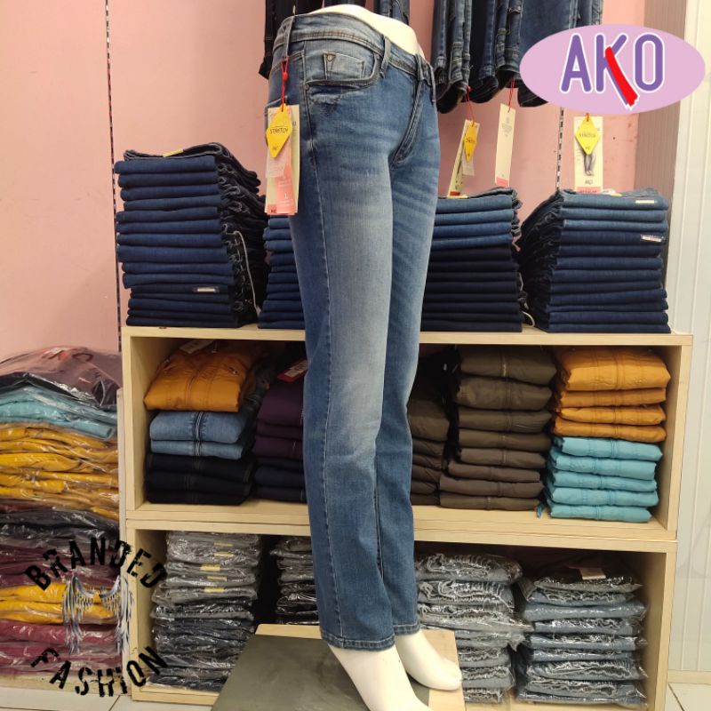 CELANA JEANS WANITA REGULER BRAND AKO JEANS 16-2545
