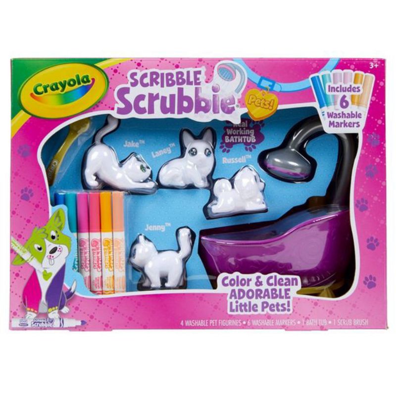 

Crayola Scribble Scrubbie Little Pets Color Clean Adorable ORI