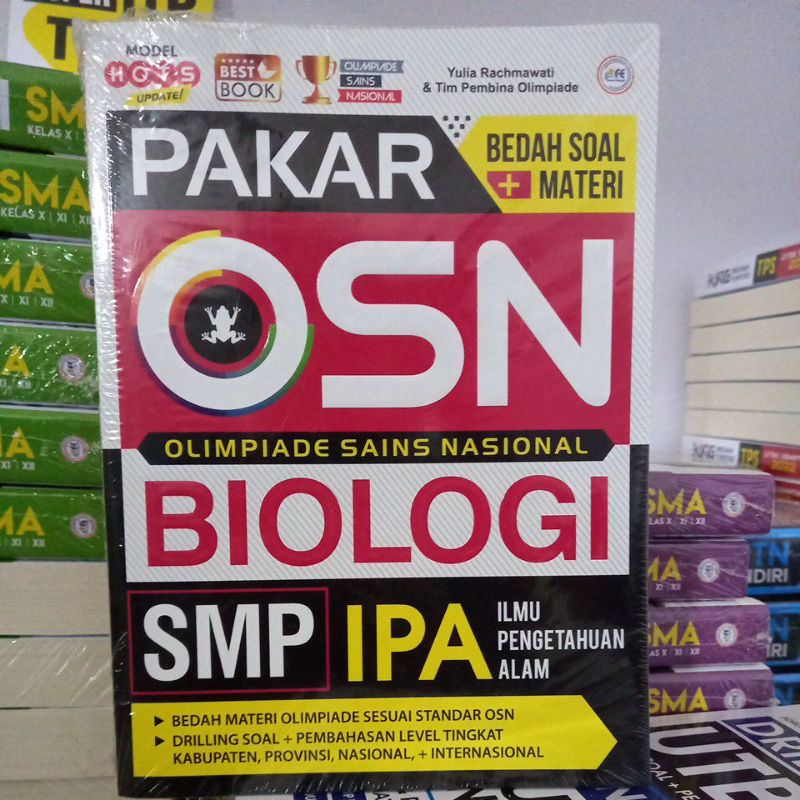 Buku PAKAR OSN BIOLOGI SMP IPA : BEDAH SOAL + MATERI