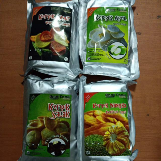 PANJIFOOD Aneka keripik buah sayur panji food panjifood levina fruta chip batu malang export quality kualitas ekspor super premium cemilan camilan snack jajan jajanan sehat ngemil tanpa bersalah fruit chip chips vegetable chips