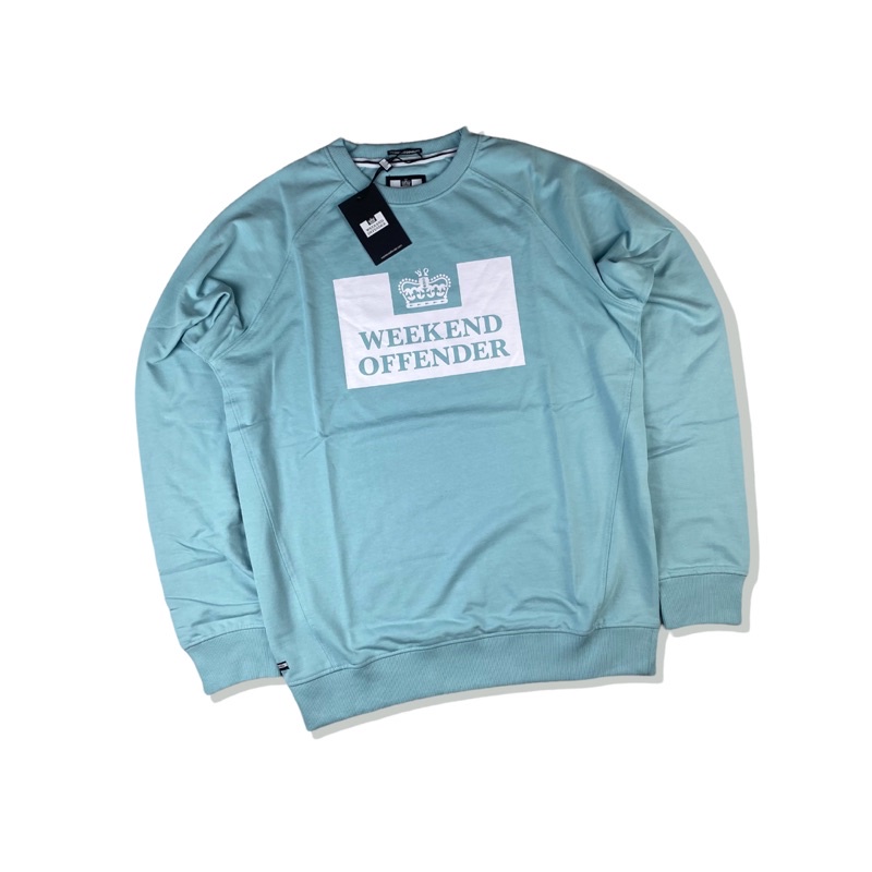 CREWNECK / SWEATER WEEKEND OFFENDER PENITENTIARY CLOUD / BLUE SKY ORIGINAL