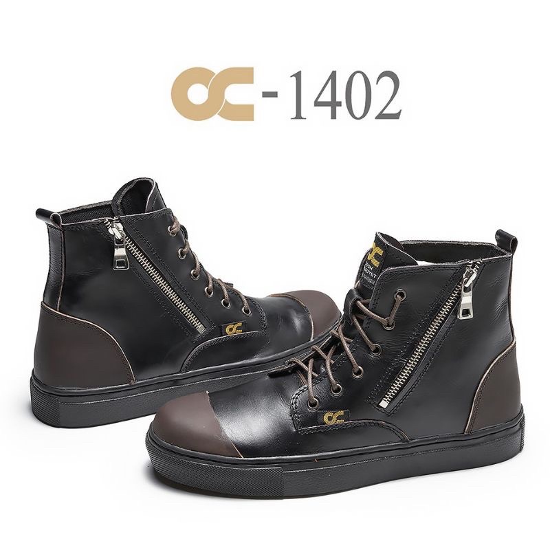 Sepatu Boot Casual Kulit Asli OC-1402