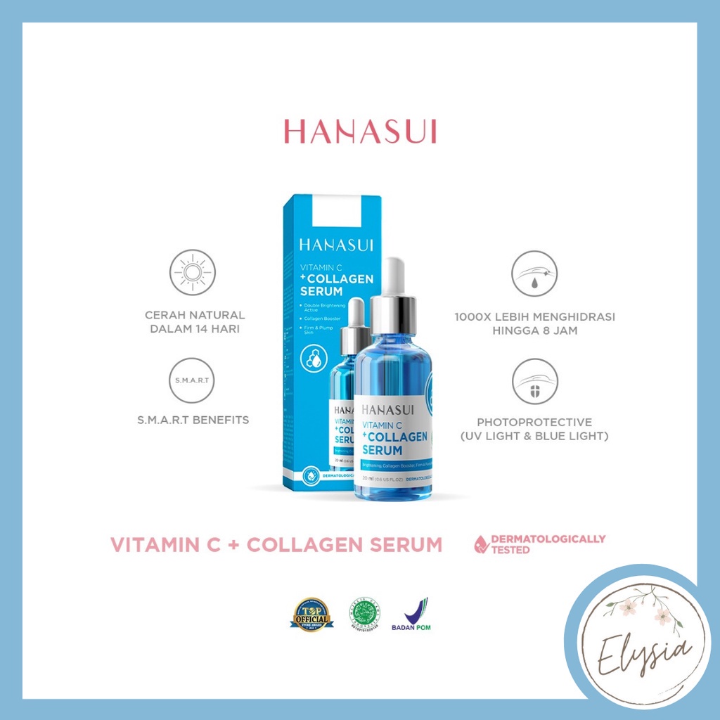 SERUM VITAMIN C COLAGEN (BIRU) BPOM HANASUI