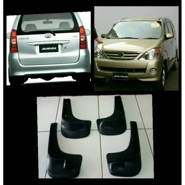 Mud Guard Kepet Roda Kepet Lumpur Avanza Xenia Generasi Pertama E G S Mi Li Xi Avanza Avansa 4 Biji