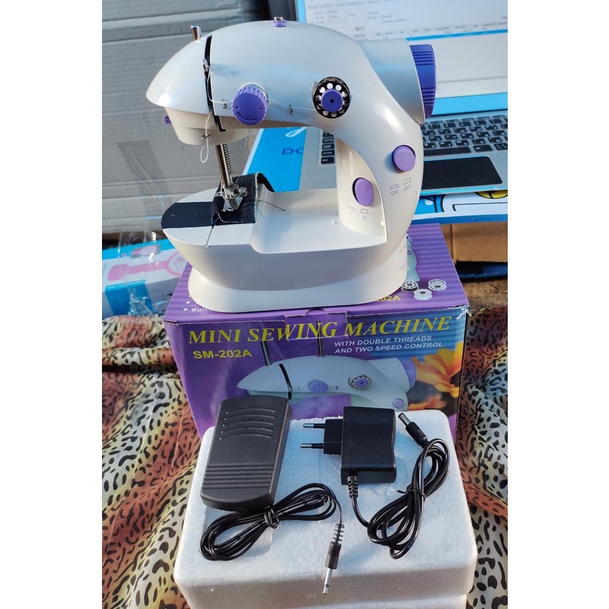 MESIN JAHIT PORTABLE SM 202 / MINI SEWING MACHINE