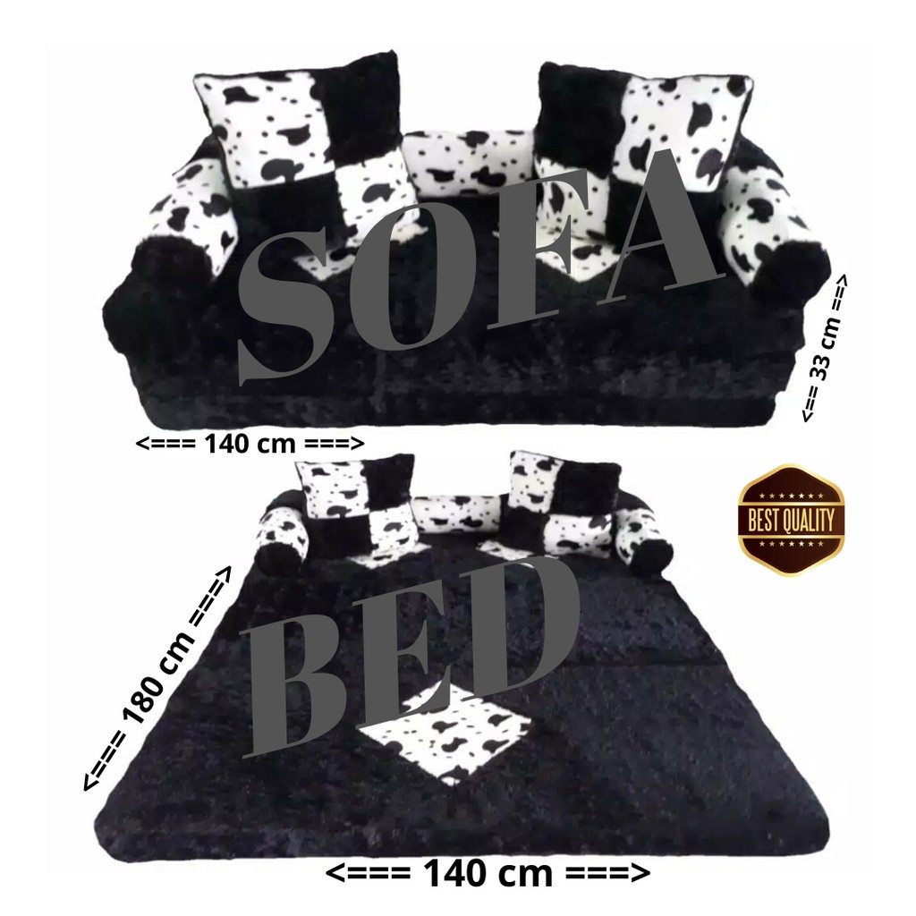 SOFA LIPAT YELLOW SOFA BED KARAKTER KASUR BULU KURSI TAMU MINIMALIS PORTABLE ORIGINAL