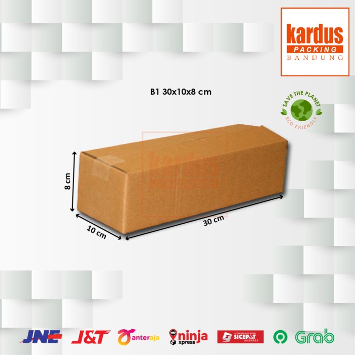 

Kardus Box Karton Dus Kotak Packing Polos Uk 30x10x8