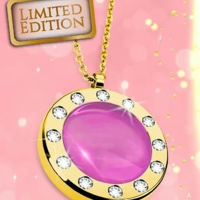 Pink Gold Pendant Rejuve Crystal LWG Kalung Kesehatan Autoimun Ashanty