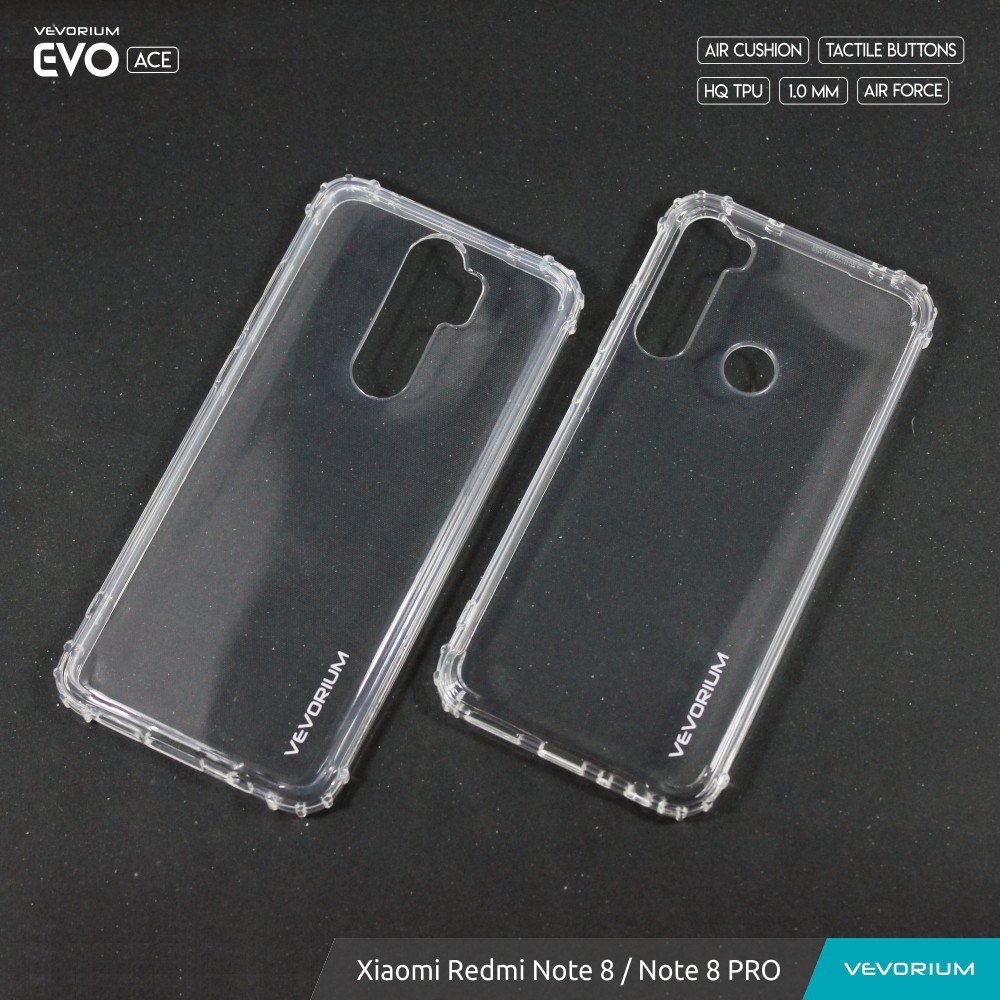 VEVORIUM EVO ACE Xiaomi Redmi Note 8 PRO Note 8 Biasa Soft Case Anti Crack