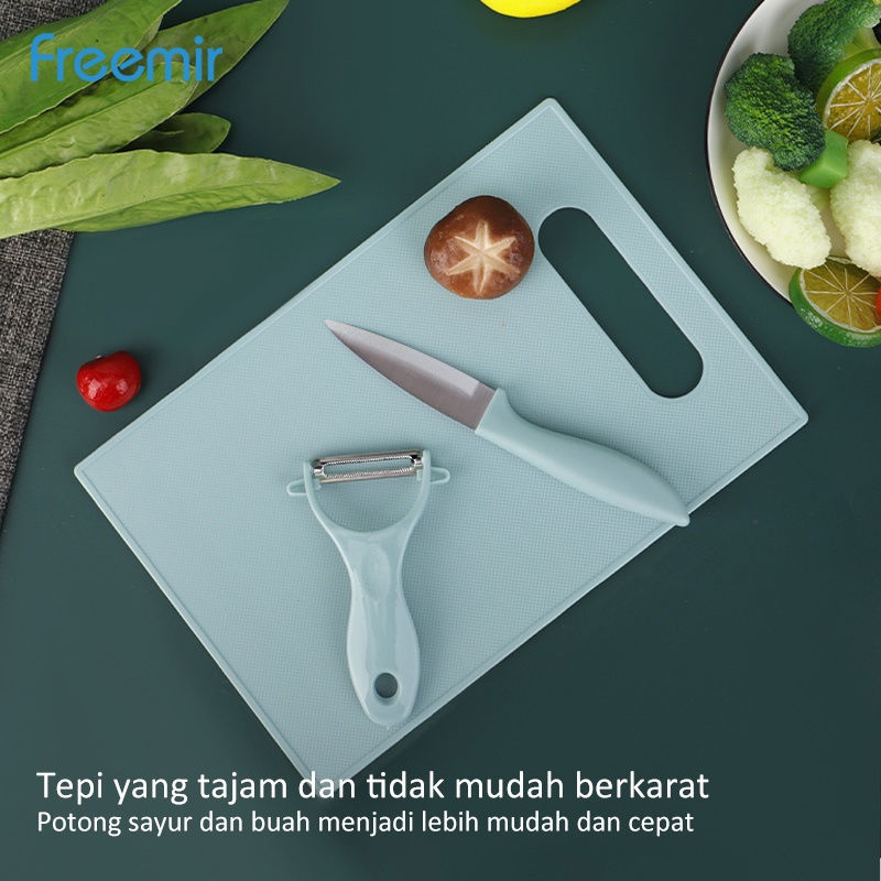 freemir Pisau Set 5 in 1 Stainless Steel Pisau Dapur Pisau Kecil Pisau Buah Pisau Mini Knife Set 5 in 1 Pisau Buah Sayur Makanan