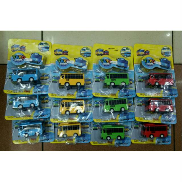 Bus tayo set / tayo murah pintu geser /mainan bus telolet