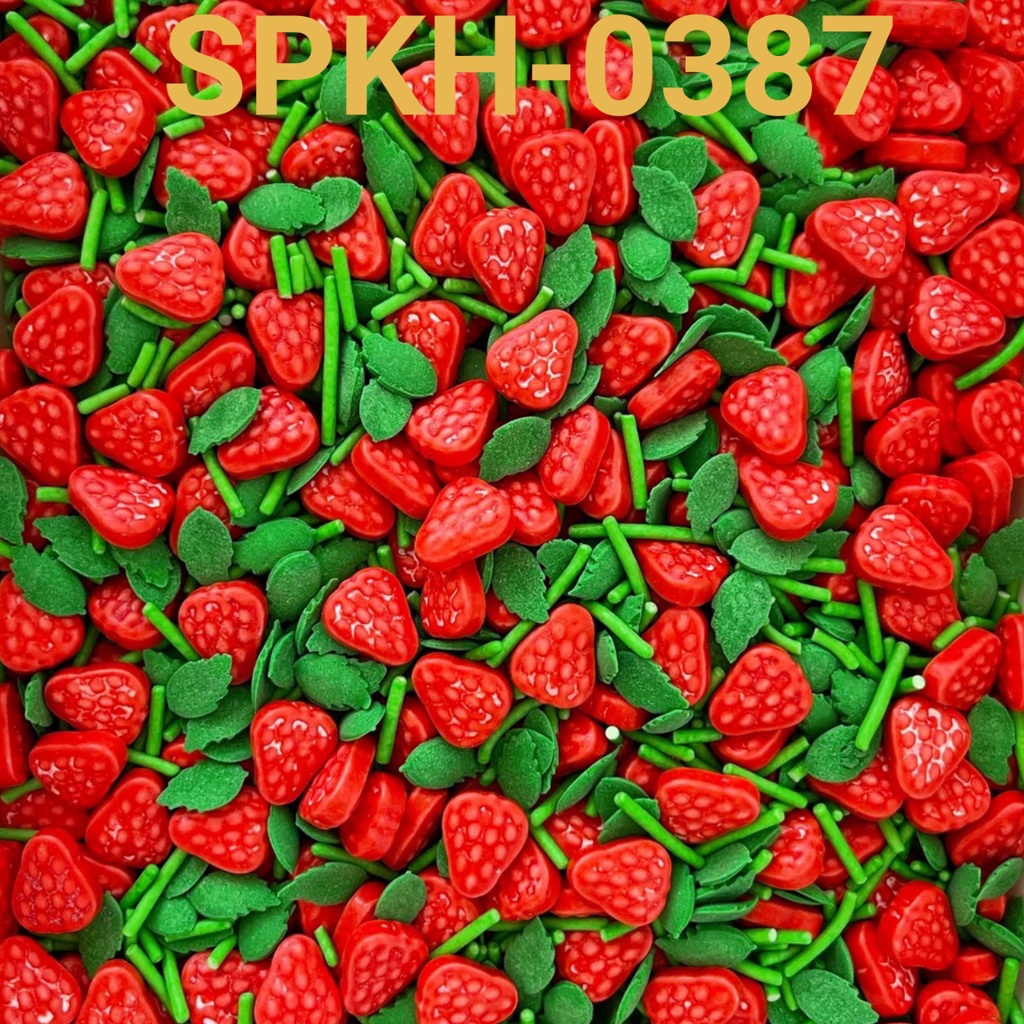 

SPKH-0387 Sprinkle sprinkle sprinkel 500gr daun buah strawberry natal yamama baking grosir murah sprinkles cake dekorasi mutiara trimit decoration story sprinklestory sprinklesstory sprinkle story yamama baking