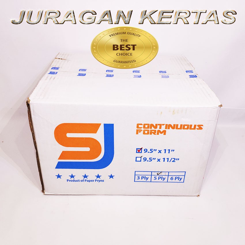 

CONTINUOUS FORM 9.5 X 11 5PLY SJ STANDAR
