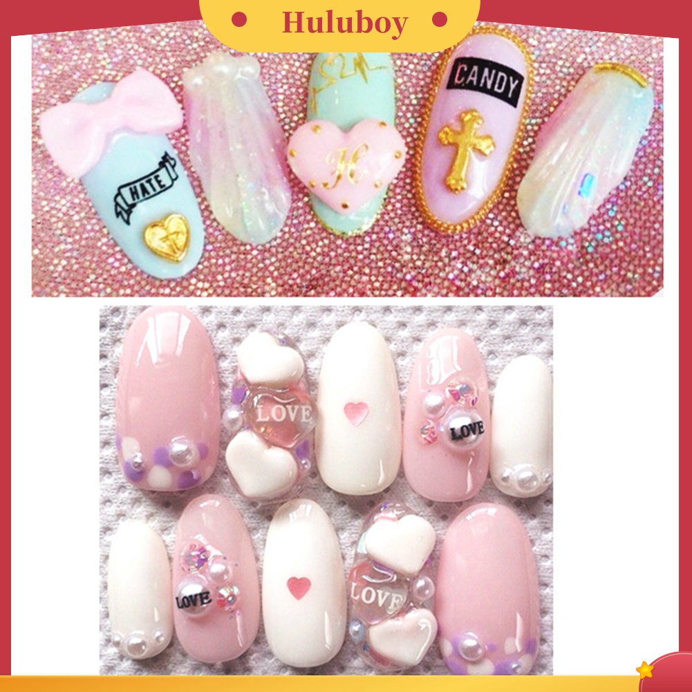 Huluboy Huluboy♡ Cetakan Silikon Bentuk Bunga / Daun Untuk Dekorasi Nail Art / Perhiasan DIY