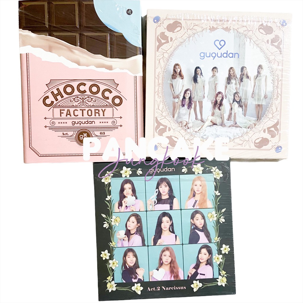 [ READY‼️ ALBUM ONLY ] gugudan album chococo act 2 3 wonderland no poster