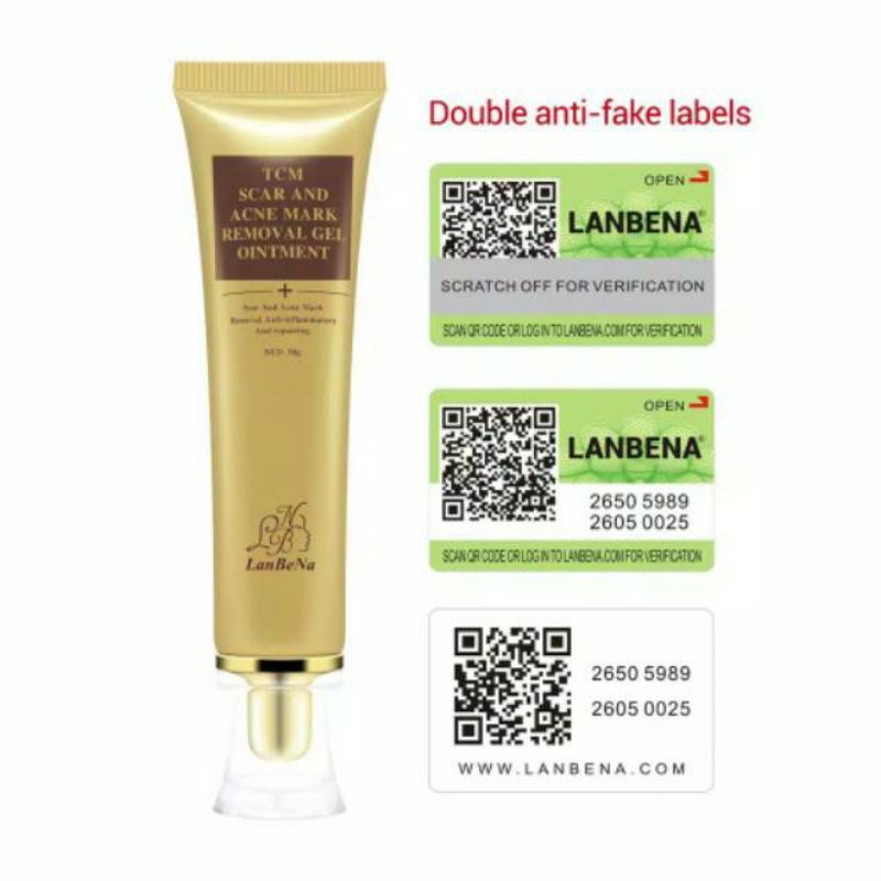LANBENA Original Acne Removal Cream Perbaikan Kulit