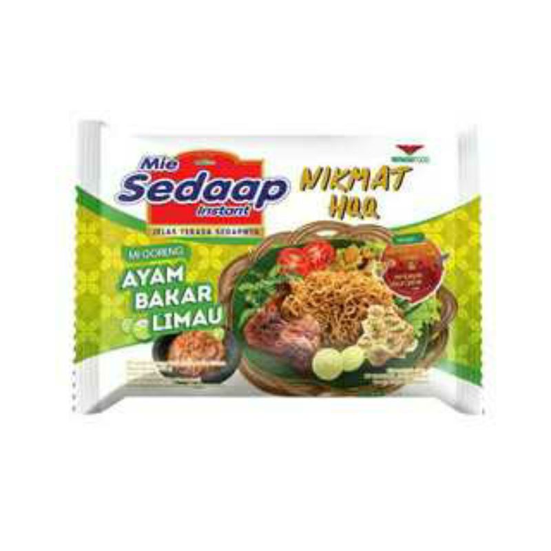 Jual Mie Sedaap Ayam Bakar Limau 89 Gram Mi Sedap Instan Indonesia