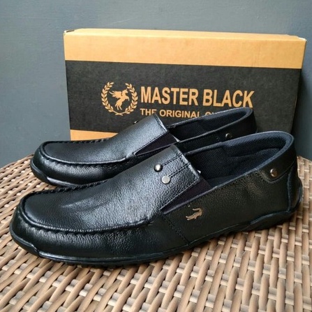 COD - SEPATU KULIT PRIA CASUAL - SEPATU KANTOR PRIA CASUAL - PANSUS HITAM COKELAT